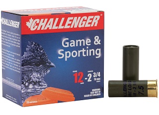 Challenger Game Load - 12ga - 2-3/4 - 1oz1/8 - #7.5