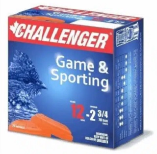 Challenger 12ga 2-3/4 - 1oz1/8 - #8