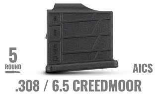 Chargeur MDT AICS 308/6.5creed Polymer 5 coups 