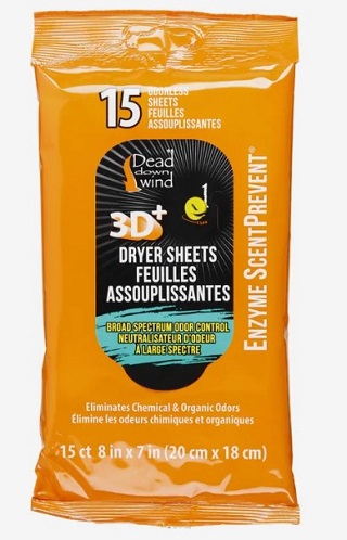 Dead Down Wind Feuilles assouplissantes éliminatrices odeur 15/pqt