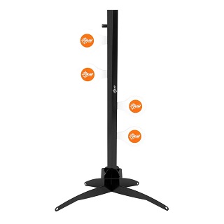 Allen Support de cibles EZ Aim Speed ​​Zone Rimfire, 4 cibles, noir/blanc