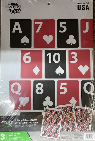 Allen Cible de jeu House of Cards EZAIM Fun Paper 23 x 35, 3 par paquet
