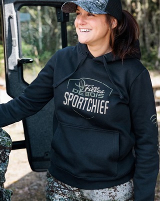 Sportchief Chandail hoodie de chasse pour femme Filles de bois