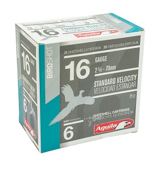 Aguila Standard Velocity 16ga - 2-3/4 - #6