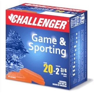 Challenger Hi Brass 20ga - 2 3/4