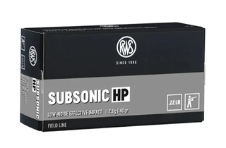RWS Subsonic 22lr 40gr