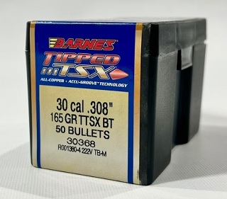 Barnes .30Cal 165gr TTSX BT
