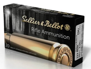 Sellier & Bellot 222rem 50gr SP