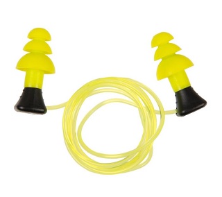 ULTRX Bouchon pour oreille en silicone 3PK (avec corde)