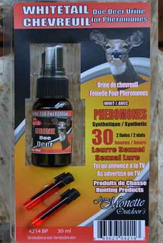 Ferme Monette Ensemble 2 fioles Phéromones et Urine Femelle Chevreuil