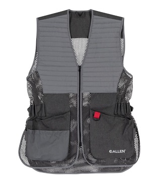 Allen Gilet de tir de compétition, taille M/L, gris