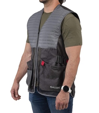 Allen  Gilet de tir de compétition, taille XL/XXL, gris