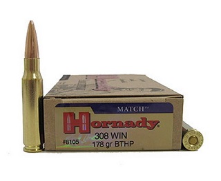 Hornady Match 308win 178gr BTHP