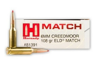 Hornady Match 6mm Creedmoor 108gr ELD-Match