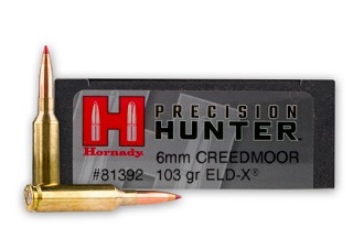 Hornady Precision Hunter 6mmCreedmoor 103gr ELD-X