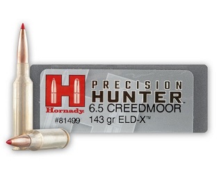Hornady Precision Hunter 6.5Creedmoor 143gr ELD-X