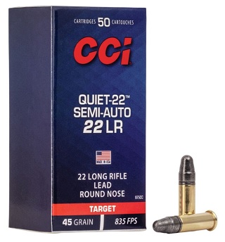 CCI Quiet-22 Semi Auto 22lr 45gr