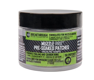 Allen Breakthrough Clean Technologies Patchs de nettoyage pré-imbibés Muzzle Pro Round