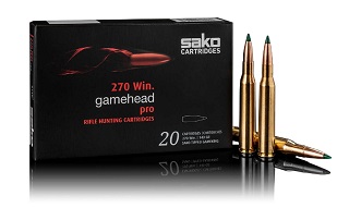 Sako Gamehead Pro 270win 140gr