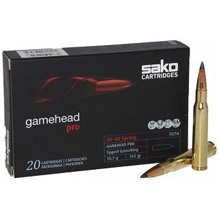 Sako GameHead Pro 30-06 165gr SP