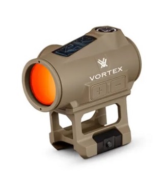 Vortex Crossfire II Solar Red Dot 2MOA TAN