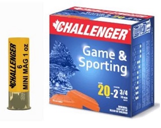 Challenger High Brass 20ga -  2 3/4