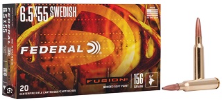 Federal Fusion 6.5x55 156gr SP