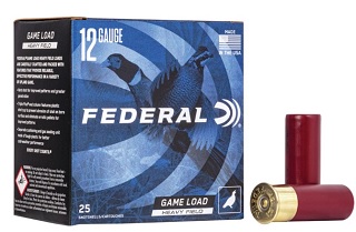 Federal Game Load 12ga - 2-3/4 - 1oz1/4 - #4