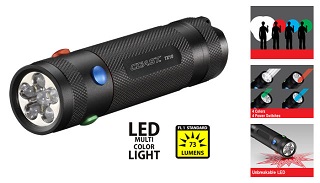 Lampe de poche 4 couleurs