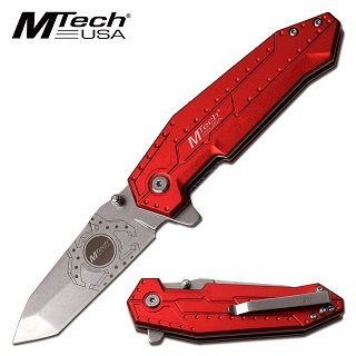Mtech Couteau pliant (rouge)