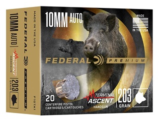 Federal Premium 10mm Auto 203gr Terminal Ascent