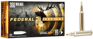 Federal Trophy Bonded Tip 300WinMag 180Gr