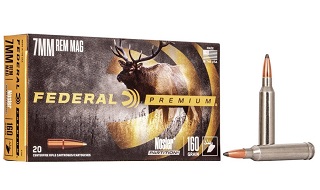 Federal Premium 7mmremmag 160gr Nosler Partition