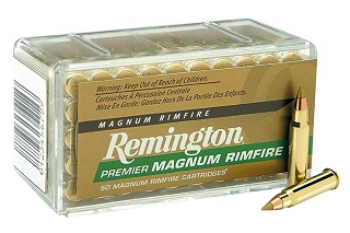 Remington Premier Rimfire Magnum 17HMR 17gr AccuTip-V Boat Tail 