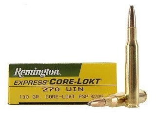 Remington 270win 130gr core lokt PSP