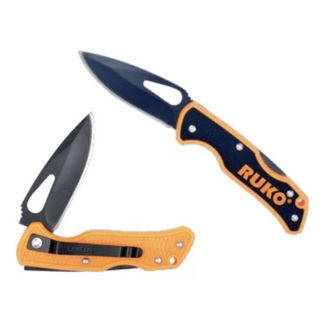 Ruko Couteau pliable orange