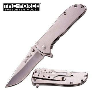 Tac-Force modèle Speedster 3,5 pouces (inox)