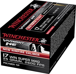 Winchester Varmint HE 17wsm 25gr Plastic Tip
