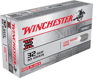 Winchester 32S&W 85gr Lead round nose