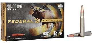 Federal Premium 30-06 Springfield 165gr Nosler Patrition