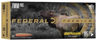 Federal Premium 7mmPRC 195gr Berger Hybrid Hunter