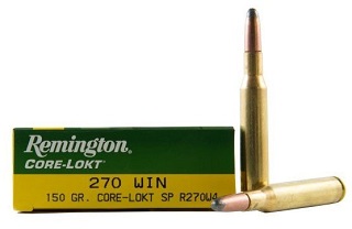Remington 270win 150gr corelokt PSP