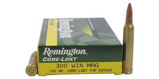 Remington 300winmag 180 gr core lokt PSP