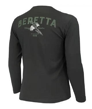 Beretta Wing Shooter Long Sleeve T-Shirt (Dark Olive)